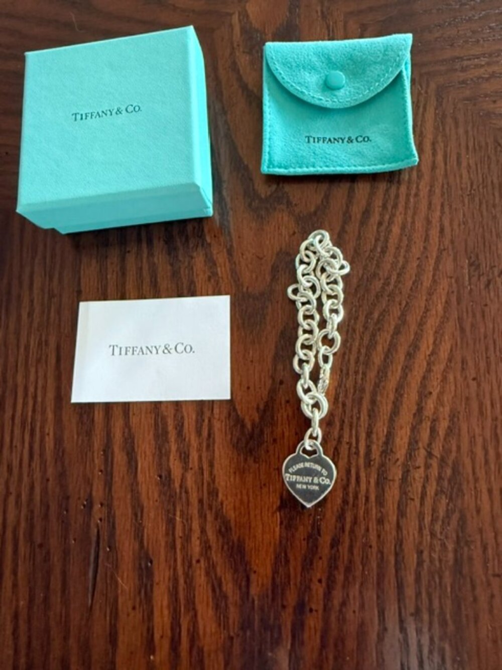 Tiffany & Co. Heart Tag Charm Bracelet